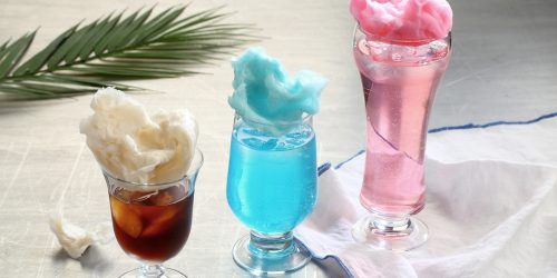 Cocktail with Cotton Candy